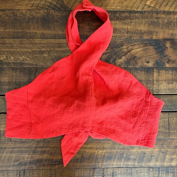 H&M Tie Back Halter Crop Top - Picture 5 of 5